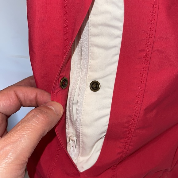 Columbia jacket 7/8 youth Coral and beige - Picture 3 of 16